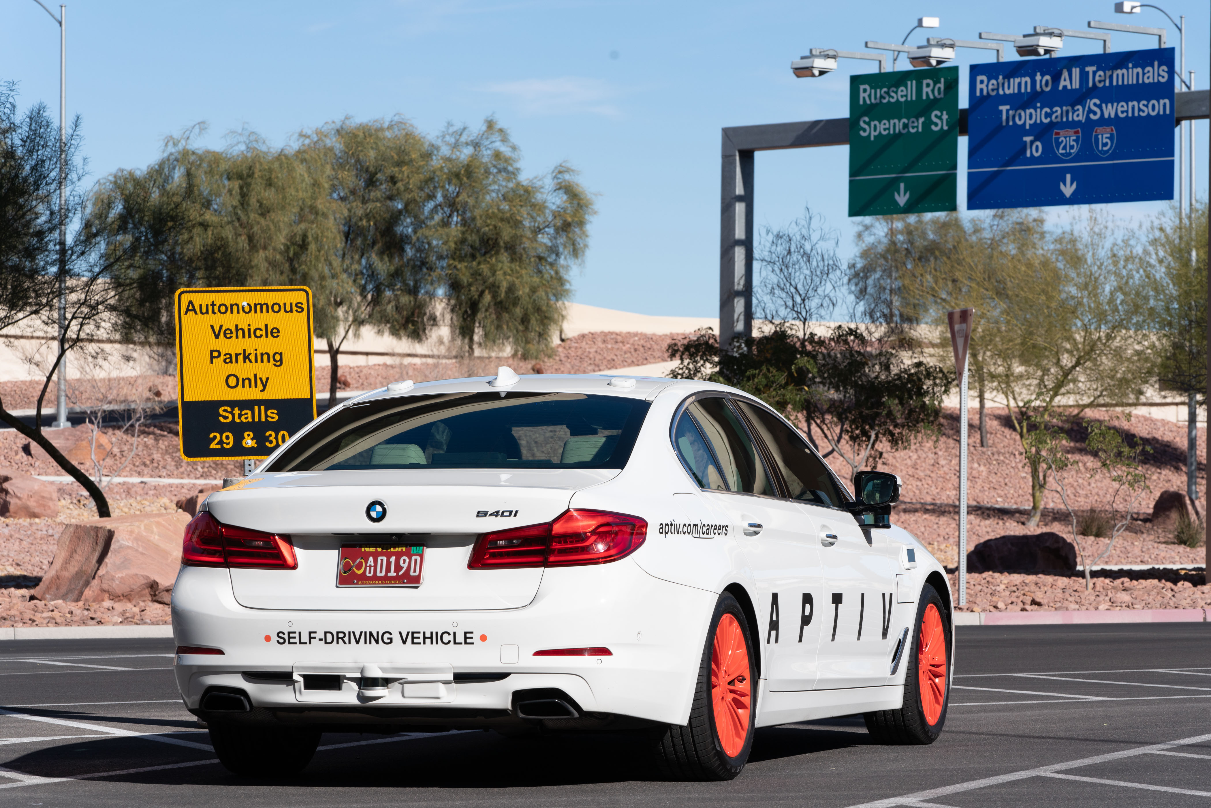 Aptiv Self Driving Vehicles Now Arriving at McCarran International